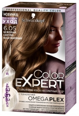 Hair dye Color Expert Schwarzkopf. Color palette with photo: omega, cold blond