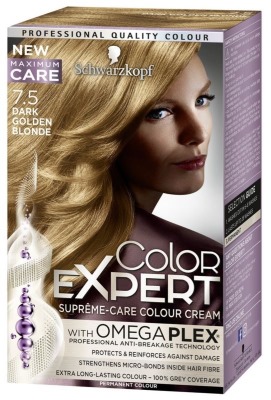 Hair dye Color Expert Schwarzkopf. Color palette with photo: omega, cold blond