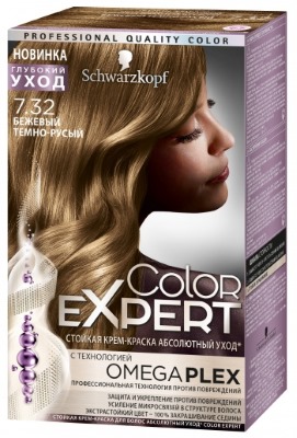 Hair dye Color Expert Schwarzkopf. Color palette with photo: omega, cold blond