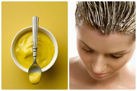 Hair mask with mustard for hair loss and growth. Recipes with honey, sugar, burdock oil, egg. How often can you do it. A photo