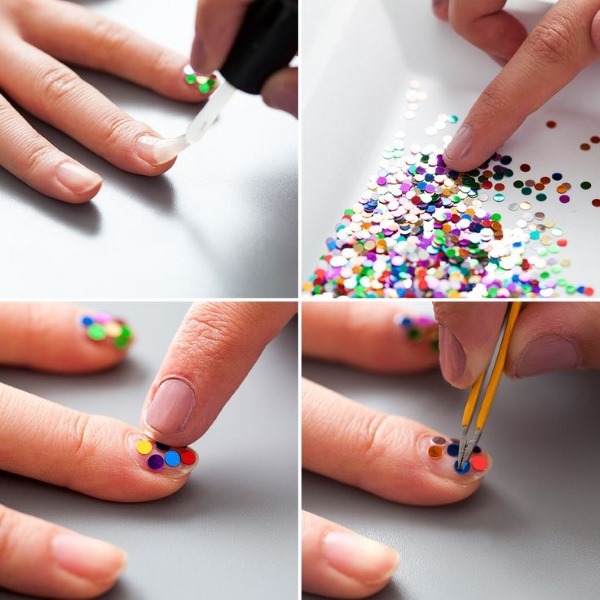 Delicate manicure 2020. Fashion trends, photos. French design, with rhinestones, sparkles, rubbing, flowers, drawings, holes