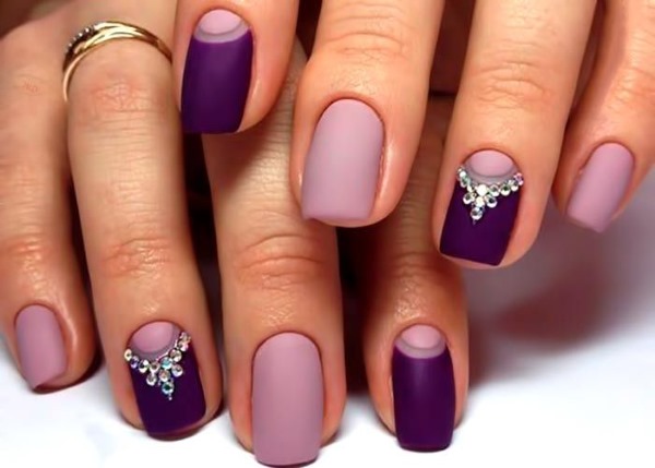 Delicate manicure 2020. Fashion trends, photos. French design, with rhinestones, sparkles, rubbing, flowers, drawings, holes