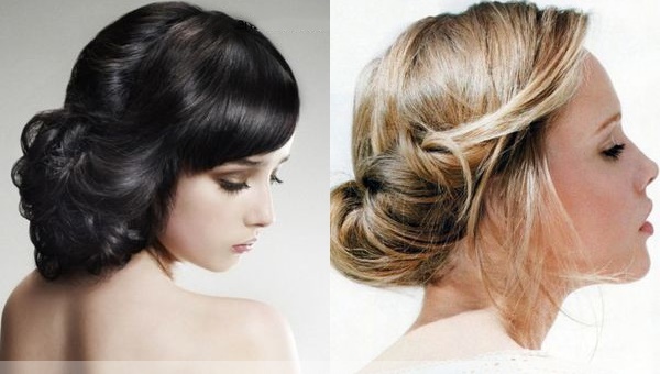 Hairstyles with bangs for medium hair: wedding, solemn, evening, beautiful, for every day. A photo