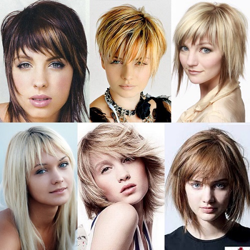 Hairstyles with bangs for medium hair: wedding, solemn, evening, beautiful, for every day. A photo