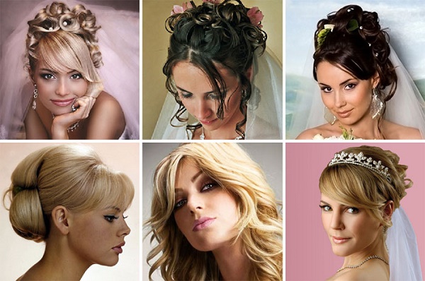 Hairstyles with bangs for medium hair: wedding, solemn, evening, beautiful, for every day. A photo