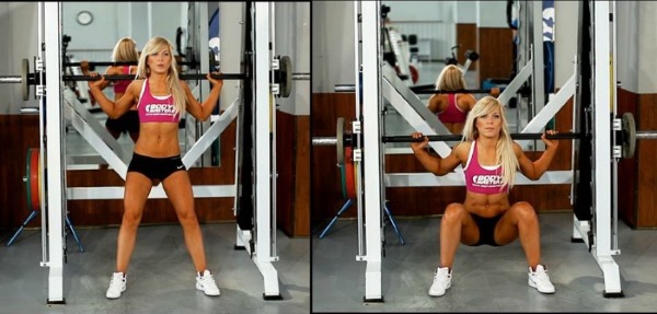 Every day training program for girls at home and in the gym. A set of exercises for weight loss and weight gain