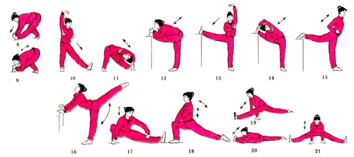 Stretching for beginners at home before, after training, for the back, twine, the whole body