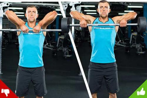 Exercises with dumbbells on the shoulders at home for men and women