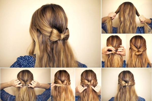 Fast hairstyles for medium hair in 5 minutes. How to do it step by step with your own hands