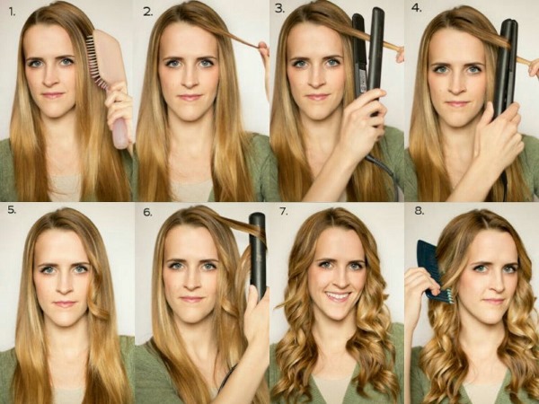 Acconciature veloci per capelli medi in 5 minuti. Come farlo passo dopo passo con le tue mani