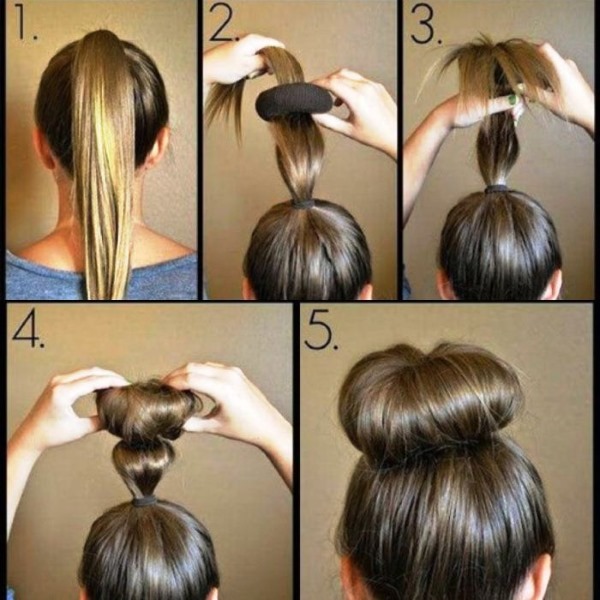 Fast hairstyles for medium hair in 5 minutes. How to do it step by step with your own hands