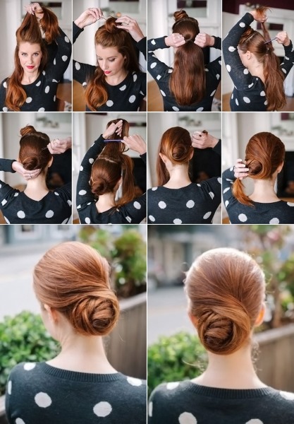 Fast hairstyles for medium hair in 5 minutes. How to do it step by step with your own hands