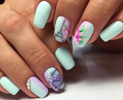 Designs gel polish on nails 2020. Photos, new ideas for short and long nails