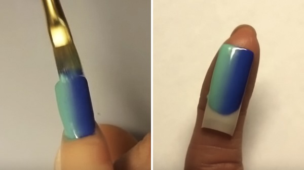 Gradiente sulle unghie con smalto gel: foto, tendenze della moda. Come scegliere un colore e fare in casa con una spugna senza bolle, pennello