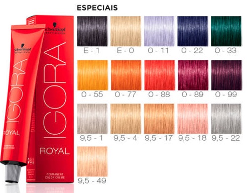 Igor (Igora) hair dye. Color palette, instructions for use, price, reviews