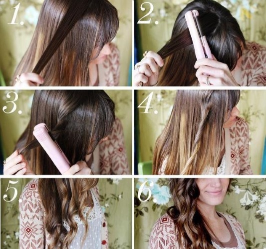 How to wind your hair with a straightening iron with straight ends, foil, corrugation. Styling for short, medium, long hair