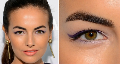 How to enlarge your eyes with makeup: arrows, shadows, eyeliner, pencil, with an overhanging eyelid. Step-by-step instruction