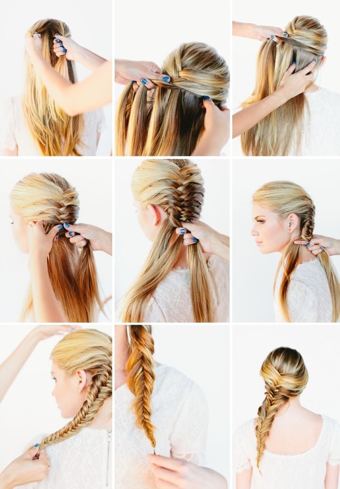 Beautiful braids for long hair for girls, girls. Step-by-step instructions for weaving with photos, diagrams and descriptions