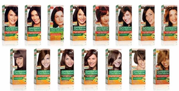 Ammonia-free hair dyes. Names and palettes of professional tinting and coloring agents