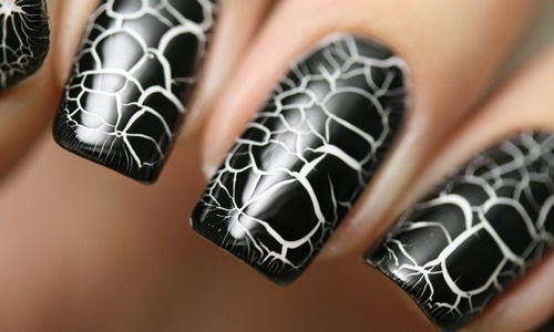 Black and white nails - french design, ombre, gradient, with rhinestones, broths, silver, gold. Novelties of manicure. A photo