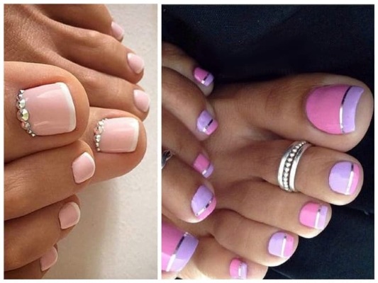 Fashion trends in pedicure 2020. Photos, current ideas and colors