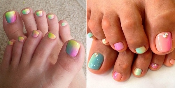 Fashion trends in pedicure 2020. Photos, current ideas and colors