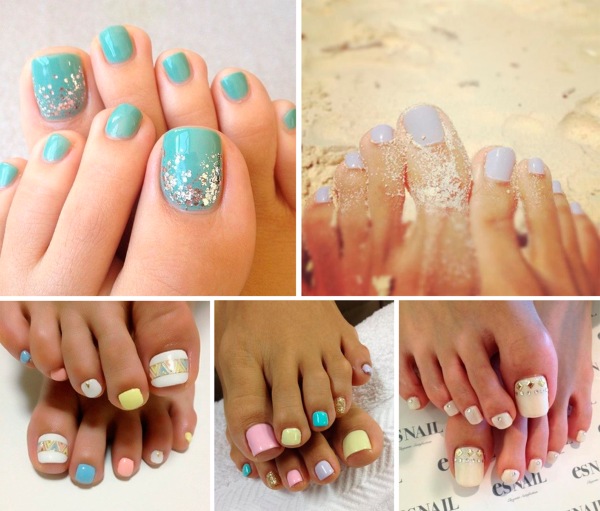 Fashion trends in pedicure 2020. Photos, current ideas and colors