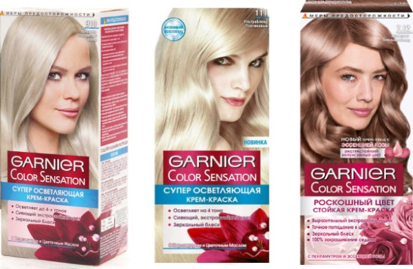 Ash-blonde hair color: Estelle paint, Garnier, Loreal, Igor, no ammonia, palette. How to achieve without redhead. A photo