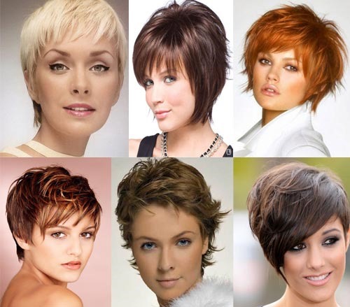 Short women's haircuts 2020 for overweight, thin, after 40, 50, 60 years old, beautiful with straight, oblique bangs, cascade