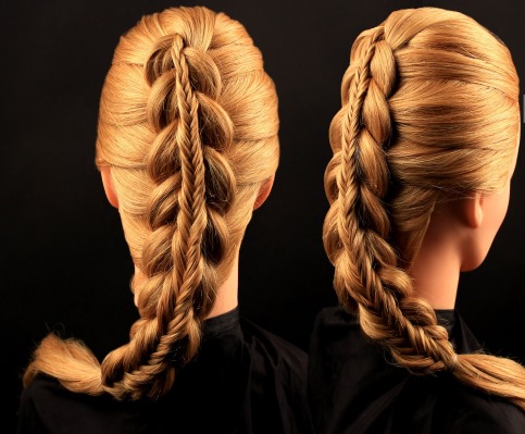 Hairstyles with braids for medium hair, long. French, Greek, braid on the side, around the head, with bangs, for a wedding