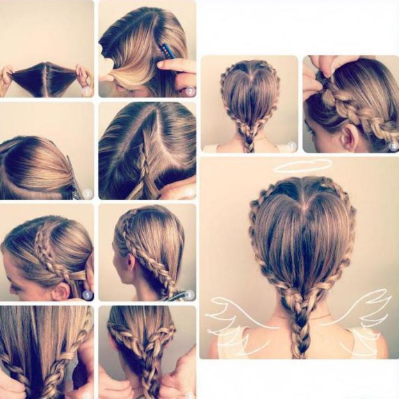 Hairstyles with braids for medium hair, long. French, Greek, braid on the side, around the head, with bangs, for a wedding