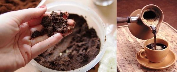 Body scrub from coffee grounds. The recipe for how to make a coffee scrub with your own hands from cellulite. A photo