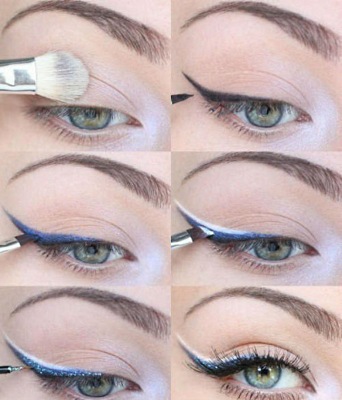 How to make beautiful arrows on the eyes. Photo, step by step instructions: liquid eyeliner, felt-tip pen