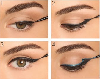 How to make beautiful arrows on the eyes. Photo, step by step instructions: liquid eyeliner, felt-tip pen