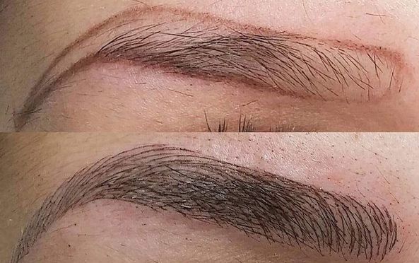 Eyebrow tattooing: hair method. Advantages and disadvantages, contraindications, implementation features, before and after photos