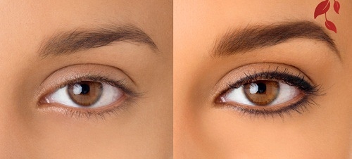 Permanent Make-up mit Schattierung: natürliche Farbe der Augenlider, Augenbrauen, Pfeile, Abstand zwischen den Wimpern, schöne Kontur. Schritt-für-Schritt-Anleitung mit Fotos