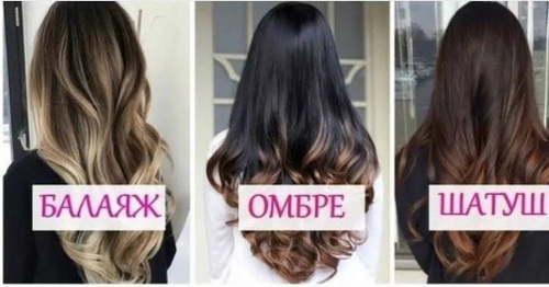 Hair tinting on dark hair after lightening, highlighting. Photo how to do it at home