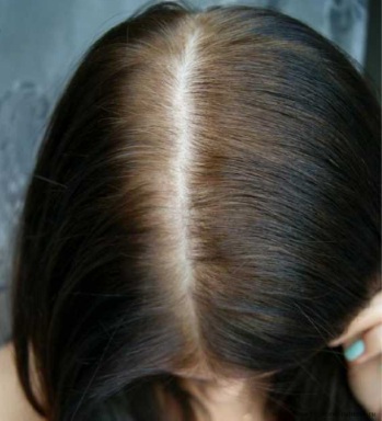 Hair tinting on dark hair after lightening, highlighting. Photo how to do it at home