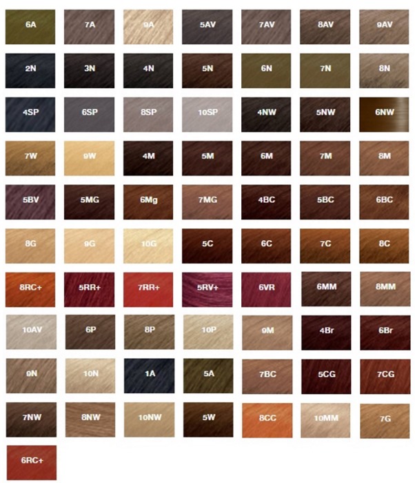 Hair dye colors - photos and names. Palette Estelle, Garnier, Loreal, Matrix, Capus, Pallet, Cies, Igora, Concept, Faberlik, Ollin, ash, dark blond, caramel