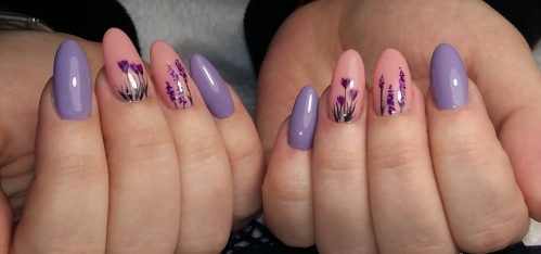 Fiori sulle unghie con smalto gel - idee per manicure e nuovi design: giacca di servizio, fiori voluminosi, delicati, trasparenti, bellissimi. Una foto