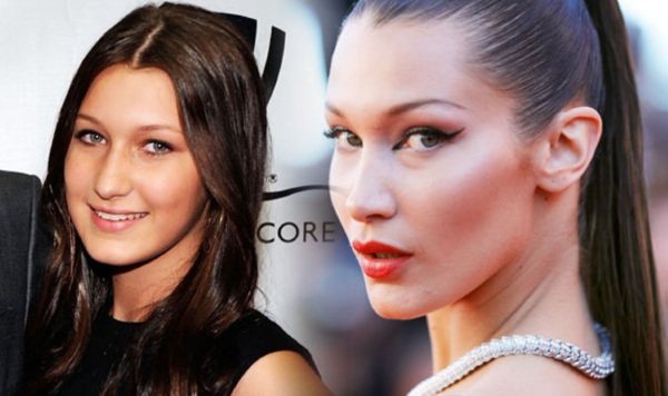 Bella Hadid prima e dopo la chirurgia plastica.Foto in costume da bagno, altezza e peso, parametri di forma, biografia, età