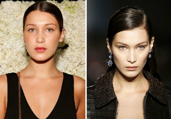 Bella Hadid prima e dopo la chirurgia plastica. Foto in costume da bagno, altezza e peso, parametri di forma, biografia, età