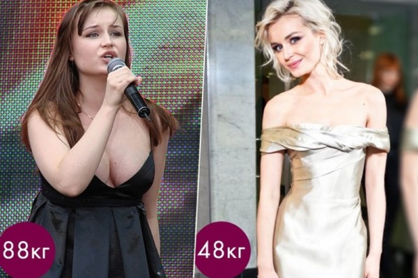 Before and after weight loss stories. Photos of girls-stars of Russia: Stepanenko, Chekhov, Gagarin, Kamensky, Afrikantov, Pugachev, Khodchenkov