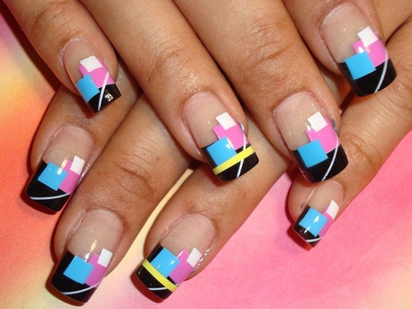 French manicure with gel polish. Photo with pattern 2020, fashion trends. How to make on short and long nails