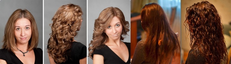 Carving for short hair. Photos before and after use, on curlers, with bangs, for adult women