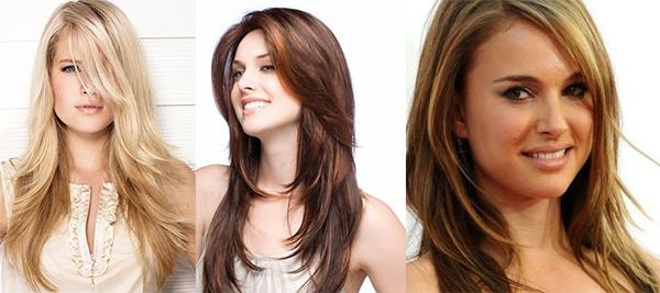 Cascade for hair of medium length, thin, curly, curly. Haircut with short, oblique, straight bangs. Who suits, how it looks, photo