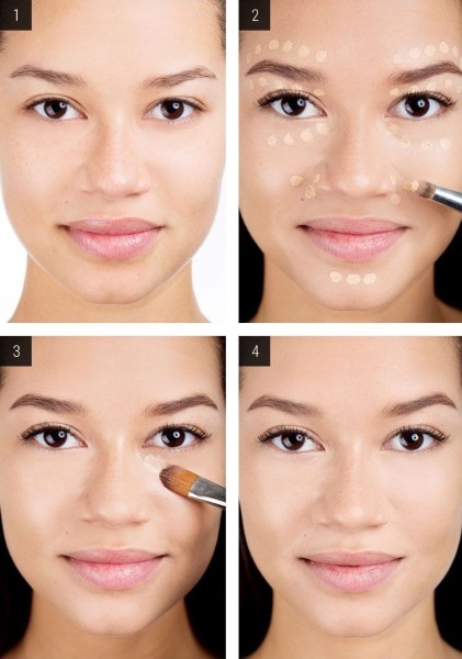 Face concealer. What is it and why, types and colors. Step by step instructions for use