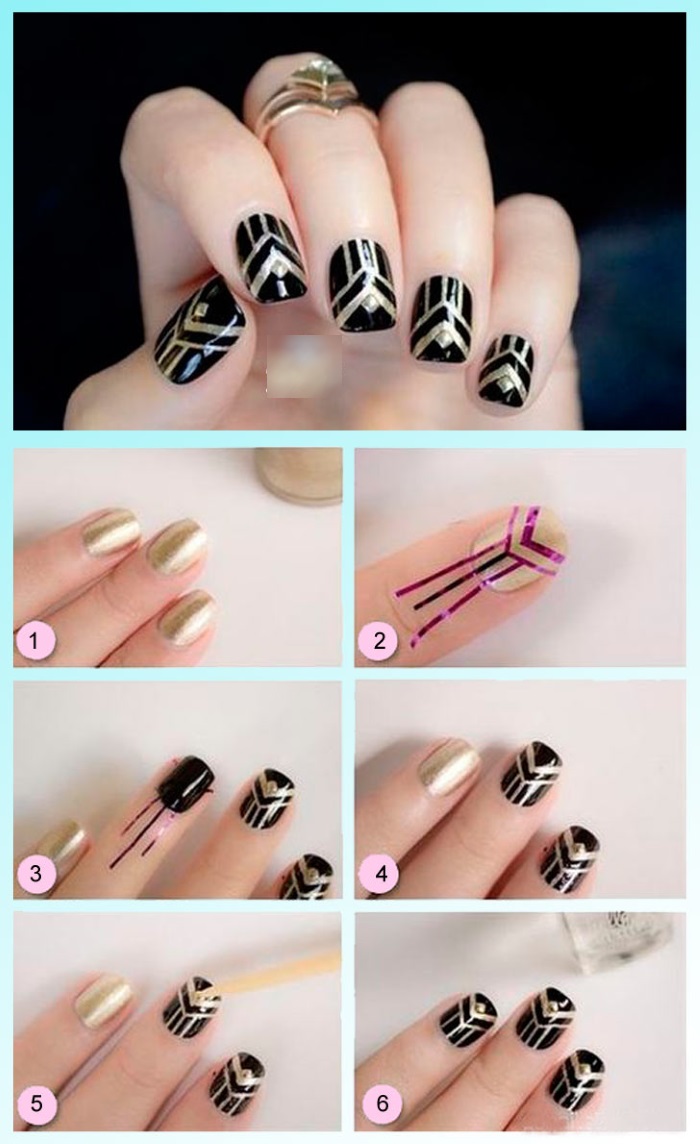 Beautiful nails with gel varnish with a pattern, rhinestones, sparkles, cat's eye, jacket, ombre. New items 2020, photo