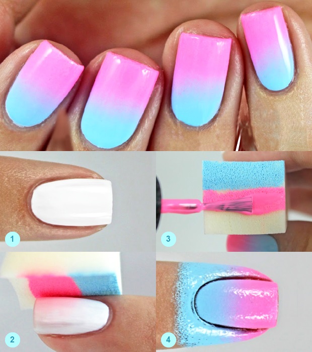 Beautiful nails with gel varnish with a pattern, rhinestones, sparkles, cat's eye, jacket, ombre. New items 2020, photo