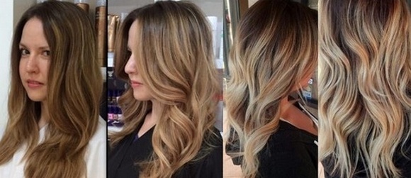 Creative haircuts and hair coloring for medium, short, long hair. Fashion trends 2020. Photo